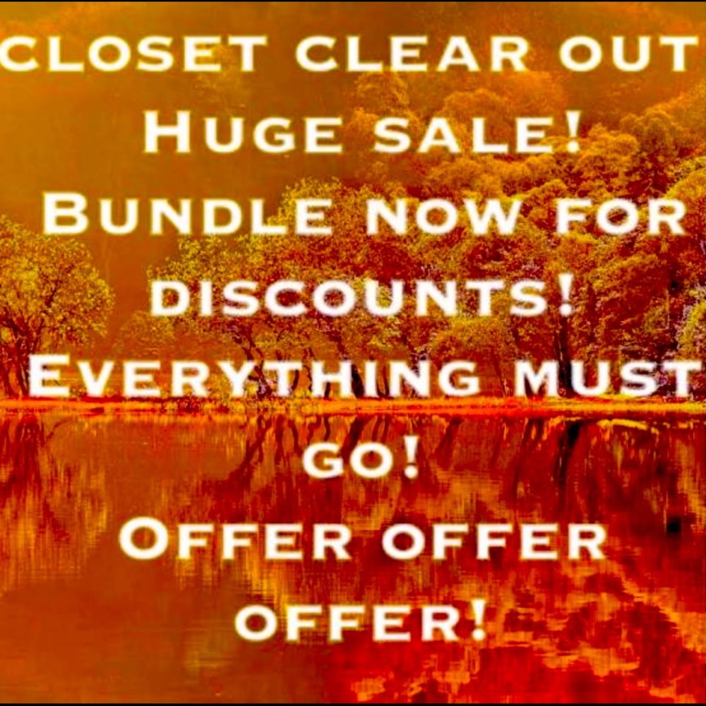 Cleaning out closet make offer!!